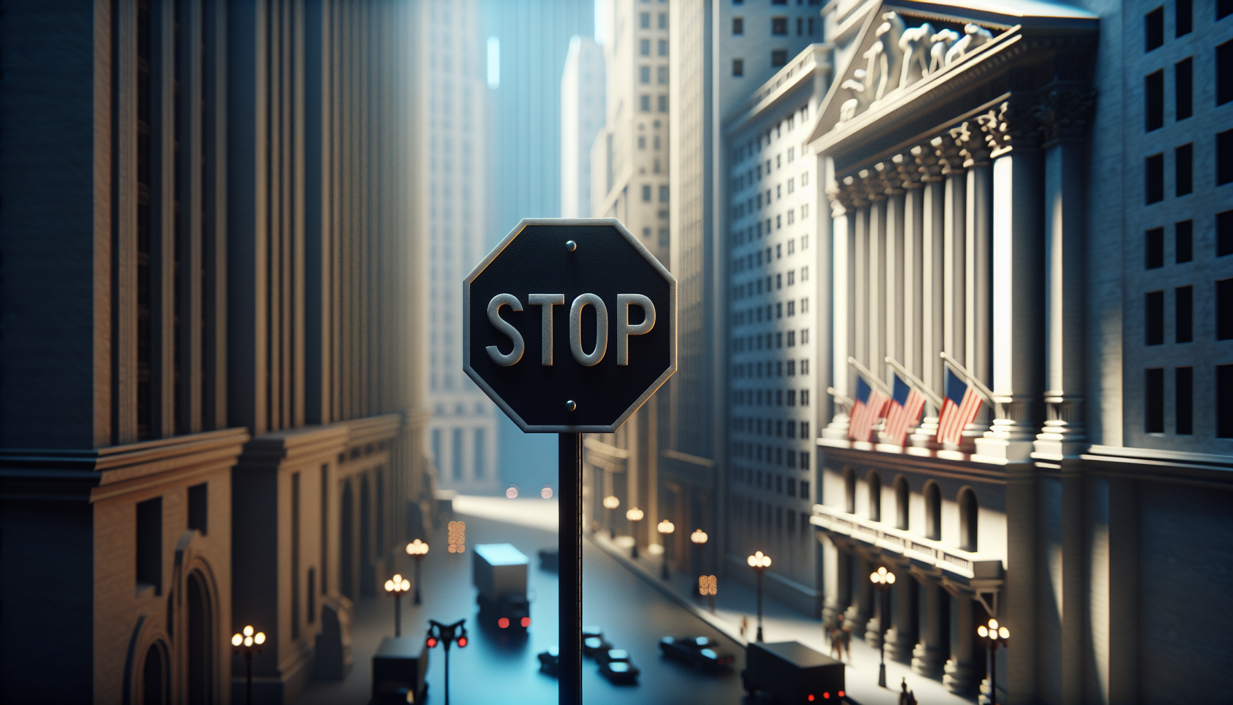 stop sign - stop loss orders